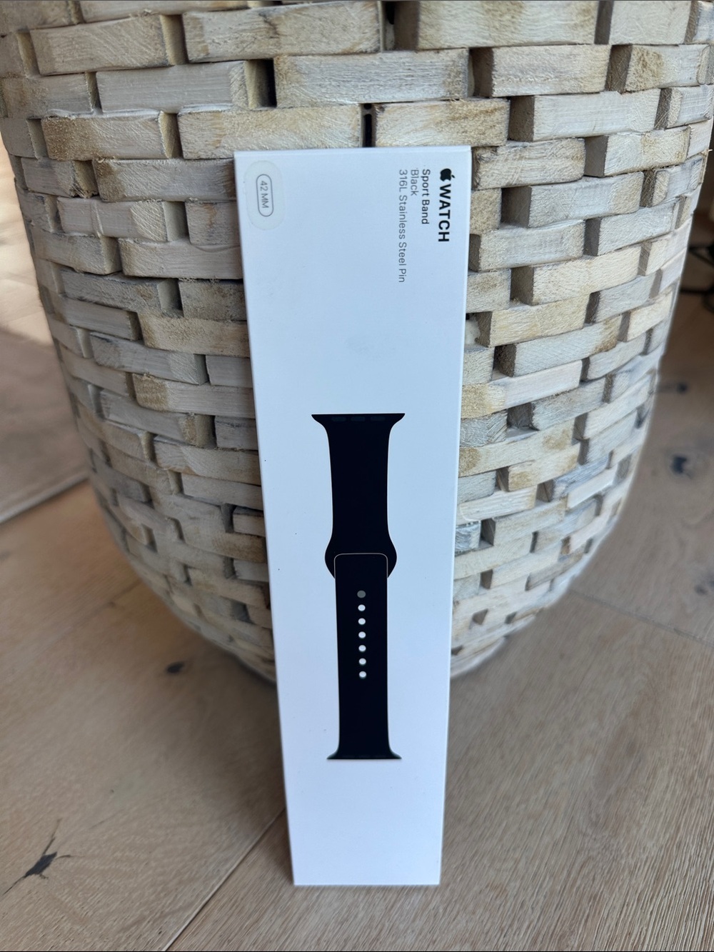 Apple Black Sport Band for Apple Watch